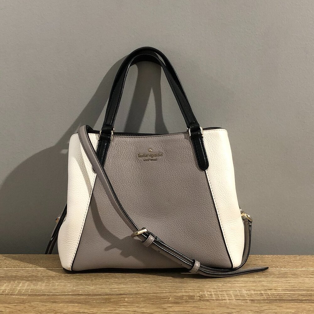 Kate Spade Jackson Medium Triple Compartment Satchel Shoulder Crossbody Bag